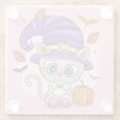 Dessous-de-verre En Verre Halloween (Dos)