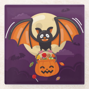 Dessous-de-verre En Verre Halloween