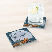 Dessous-de-verre En Verre Halloween (Incliné)
