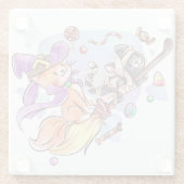 Dessous-de-verre En Verre Halloween (Dos)