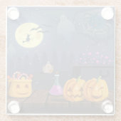 Dessous-de-verre En Verre Halloween (Dos)