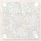 Dessous-de-verre En Verre Halloween (Dos)