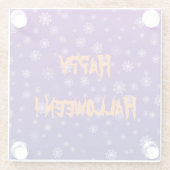 Dessous-de-verre En Verre Halloween Spider Web (Dos)