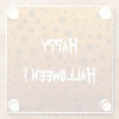 Dessous-de-verre En Verre Halloween Spider Web (Dos)