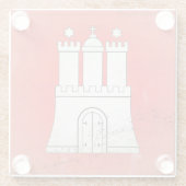 Dessous-de-verre En Verre Hambourg (Dos)