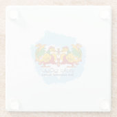 Dessous-de-verre En Verre Hansa Puttuwa – Two Entwined Swans (Dos)