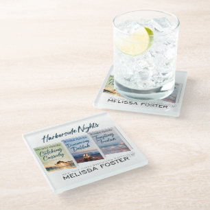 Dessous-de-verre En Verre Harborside Nights Dessous de verre