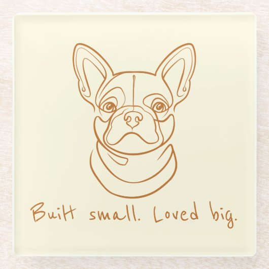 Dessous-de-verre En Verre Hard plastic coaster (Devant)