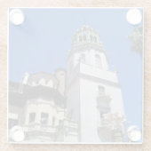 Dessous-de-verre En Verre Hearst Castle, San Simeon, Californie (Dos)