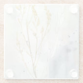 Dessous-de-verre En Verre Herbe sauvage (Dos)