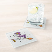 Dessous-de-verre En Verre Heure de sorcellerie (Incliné)