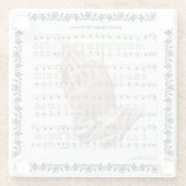 DESSOUS-DE-VERRE EN VERRE HEURE DOUCE DE PRAYER* (Dos)