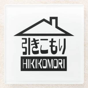Dessous-de-verre En Verre Hikikomori 引 き こ も り Japonais