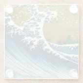 Dessous-de-verre En Verre Hokusai (Dos)