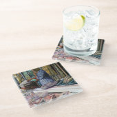 Dessous-de-verre En Verre Hommes du désert, Dons de la mer, Jérusalem (Incliné)