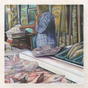 Dessous-de-verre En Verre Hommes du désert, Dons de la mer, Jérusalem