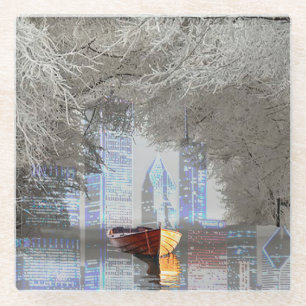 Dessous-de-verre En Verre Horizon