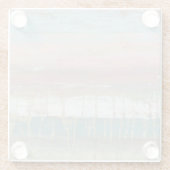 Dessous-de-verre En Verre Horizon en panne (Dos)