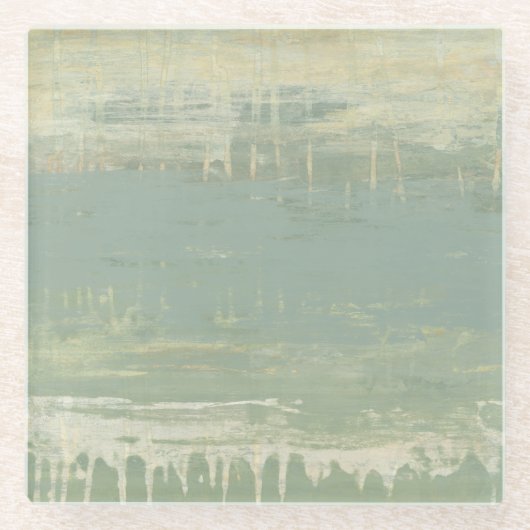 Dessous-de-verre En Verre Horizon muet (Devant)