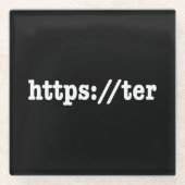 Dessous-de-verre En Verre https://ter / code html (Devant)