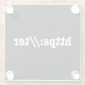 Dessous-de-verre En Verre https://ter / code html (Dos)