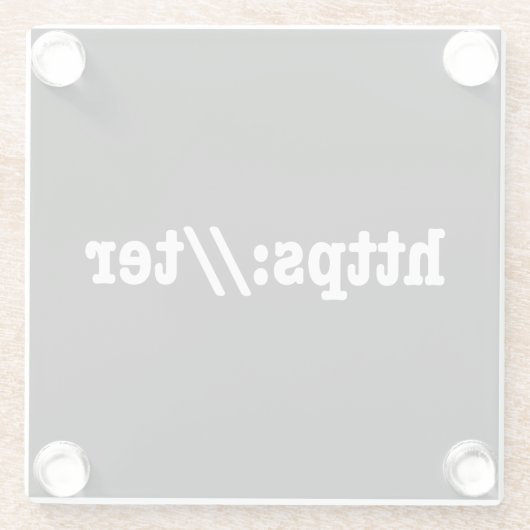 Dessous-de-verre En Verre https://ter / code html (Dos)