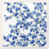 Dessous-de-verre En Verre Hydrangea (BGC transparent) (Devant)
