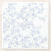 Dessous-de-verre En Verre Hydrangea (BGC transparent) (Dos)