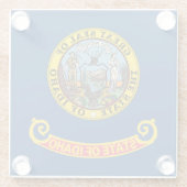 Dessous-de-verre En Verre Idaho State Flag (Dos)