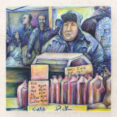 Dessous-de-verre En Verre Il A Entendu, Ce Que J'Ai Vu (Devant)