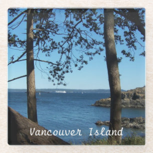 Dessous-de-verre En Verre Île de Vancouver