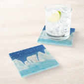 Dessous-de-verre En Verre Illustration des ours polaires (Incliné)