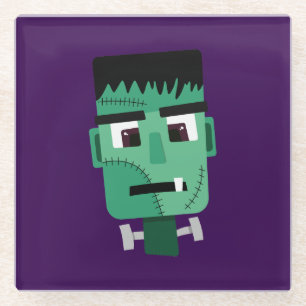 Dessous-de-verre En Verre Illustration du monstre de Frankenstein
