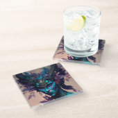 Dessous-de-verre En Verre Imaginaire Elfe foncé (Incliné)