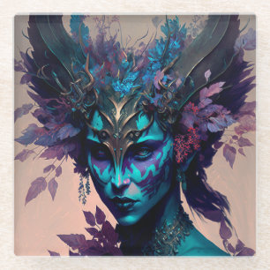 Dessous-de-verre En Verre Imaginaire Elfe foncé