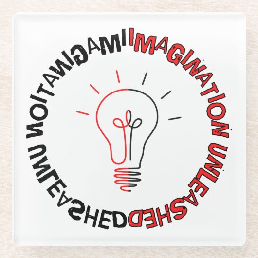 Dessous-de-verre En Verre Imagination Unleasing 03.b (Devant)