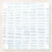 Dessous-de-verre En Verre Imprimer l'aquarelle Indigio (Dos)