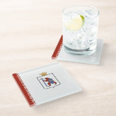 Dessous-de-verre En Verre Indicateur Mari El (Incliné)