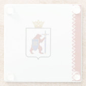 Dessous-de-verre En Verre Indicateur Mari El (Dos)