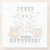 Dessous-de-verre En Verre Inspecteur Candy.w (Dos)