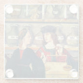 Dessous-de-verre En Verre Intérieur d'une pharmacie (Dos)