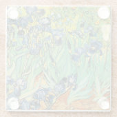 Dessous-de-verre En Verre Irises - Van Gogh - c1889 (Dos)