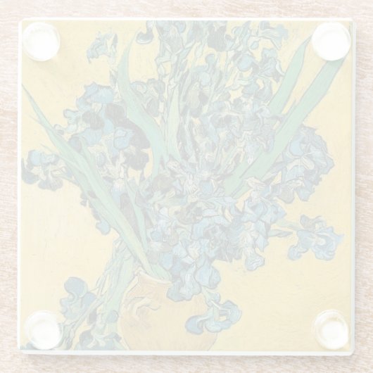 Dessous-de-verre En Verre Irises - Van Gogh - c1890 (Dos)