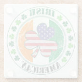 Dessous-de-verre En Verre irlandais (Dos)