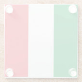 Dessous-de-verre En Verre Italie (Dos)