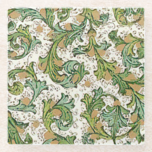 Dessous-de-verre En Verre Italien Florentine Plats Motif