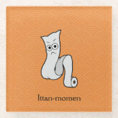 Dessous-de-verre En Verre Ittan-momen : Cartoon Yokai (Devant)