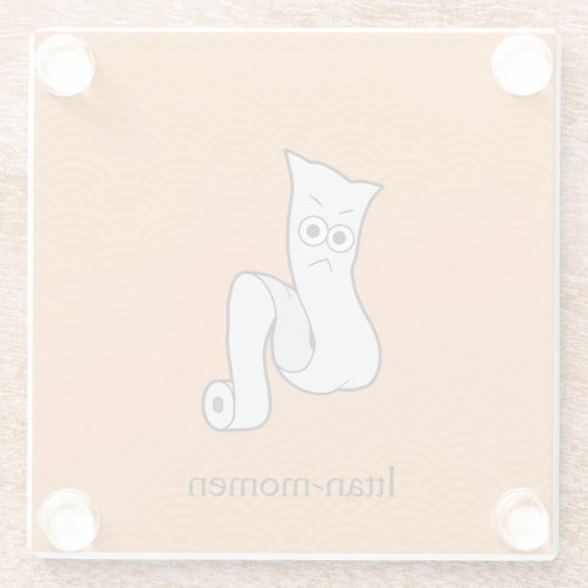 Dessous-de-verre En Verre Ittan-momen : Cartoon Yokai (Dos)