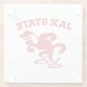Dessous-de-verre En Verre Jacksonville State University JAX State Gamecocks (Dos)