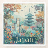 Dessous-de-verre En Verre Japan travel poster (Devant)
